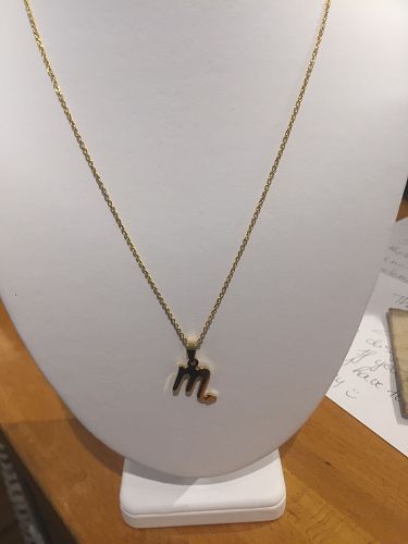 SCORPIO GOLD NECKLACE