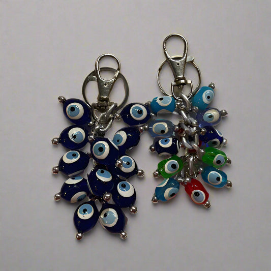 GRAPES EVIL EYE KEY CHAIN