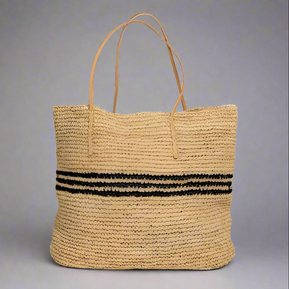 LUXE STRIPE TOTE