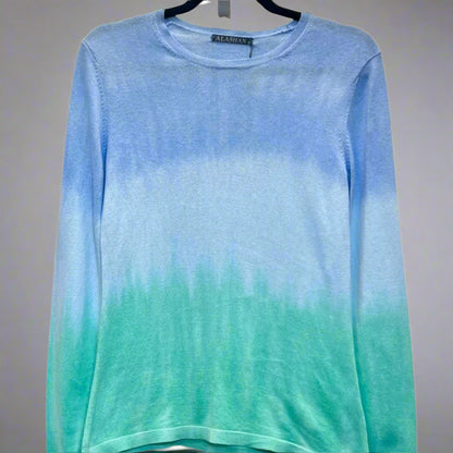 DIP DYE CREW WITH STRIATIONS