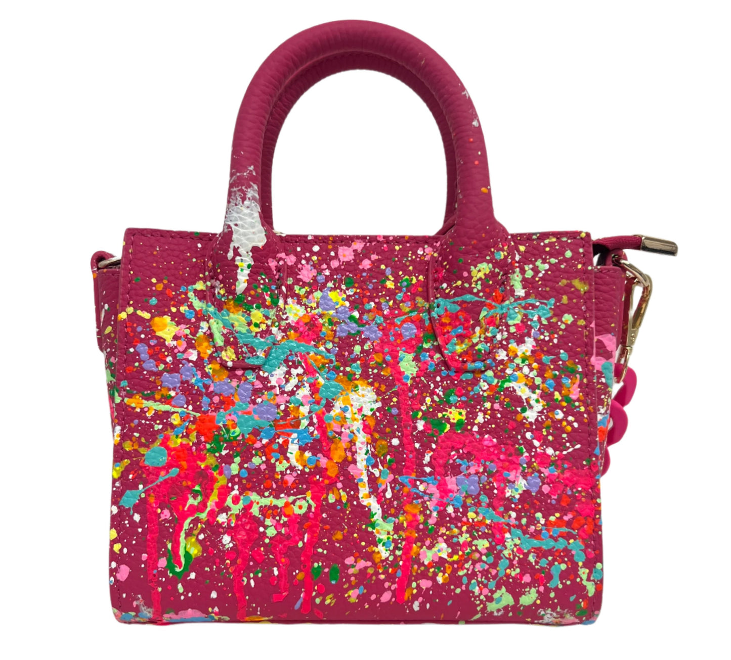 CAMILA HAND PAINTED PEACE MINI BAG