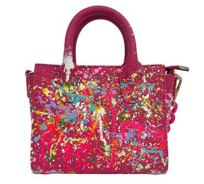 CAMILA HAND PAINTED PEACE MINI BAG
