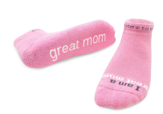 "I AM A GREAT MOM" SOFT PINK