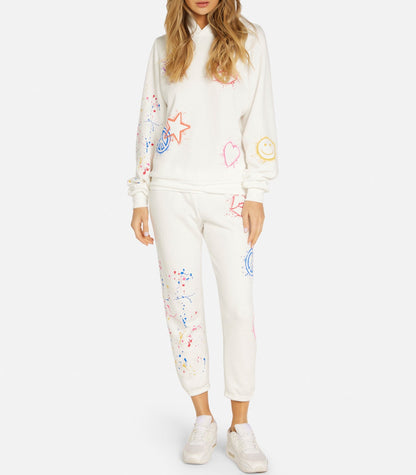 TRINA SPLATTER ELEMENTS HOODIE