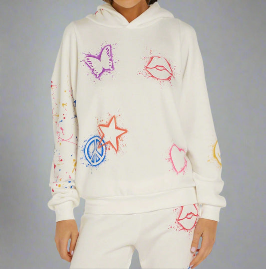 TRINA SPLATTER ELEMENTS HOODIE