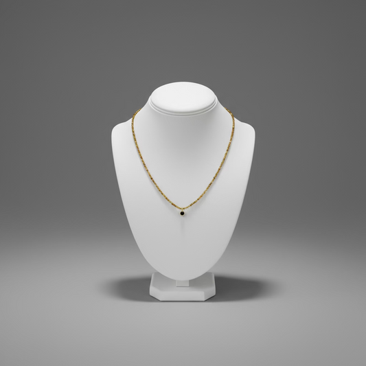 CITRINE AND MOONSTONE NECKLACE