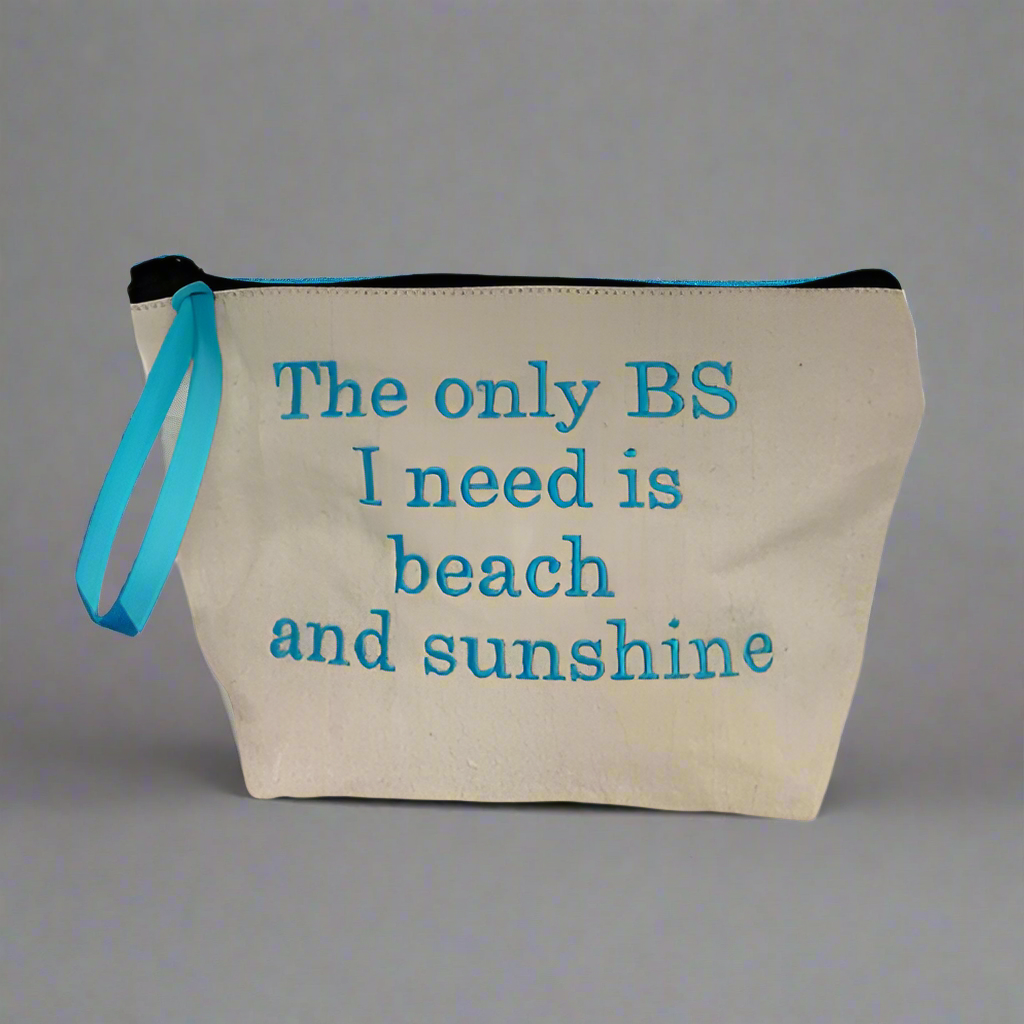 THE ONLY BS IS BEACH AND SUNSHINE POUCH