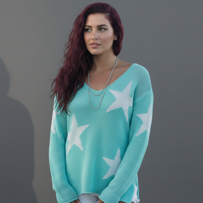 HAILEY STAR COTTON V-NECK