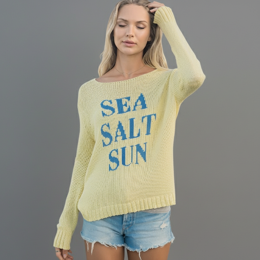 SEA SALT SUN COTTON CREW