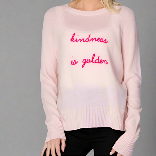 KINDNESS IS GOLDEN CASHMERE
