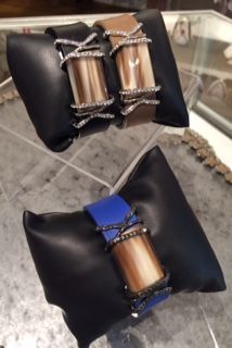 LEATHER HORN SWARVOSKI-BRACELET