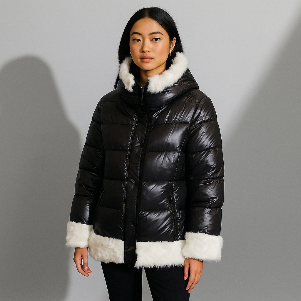 LAMB TRIM JACKET