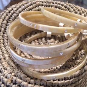 HORN MED BANGLE SWARORSKI-BRACELET