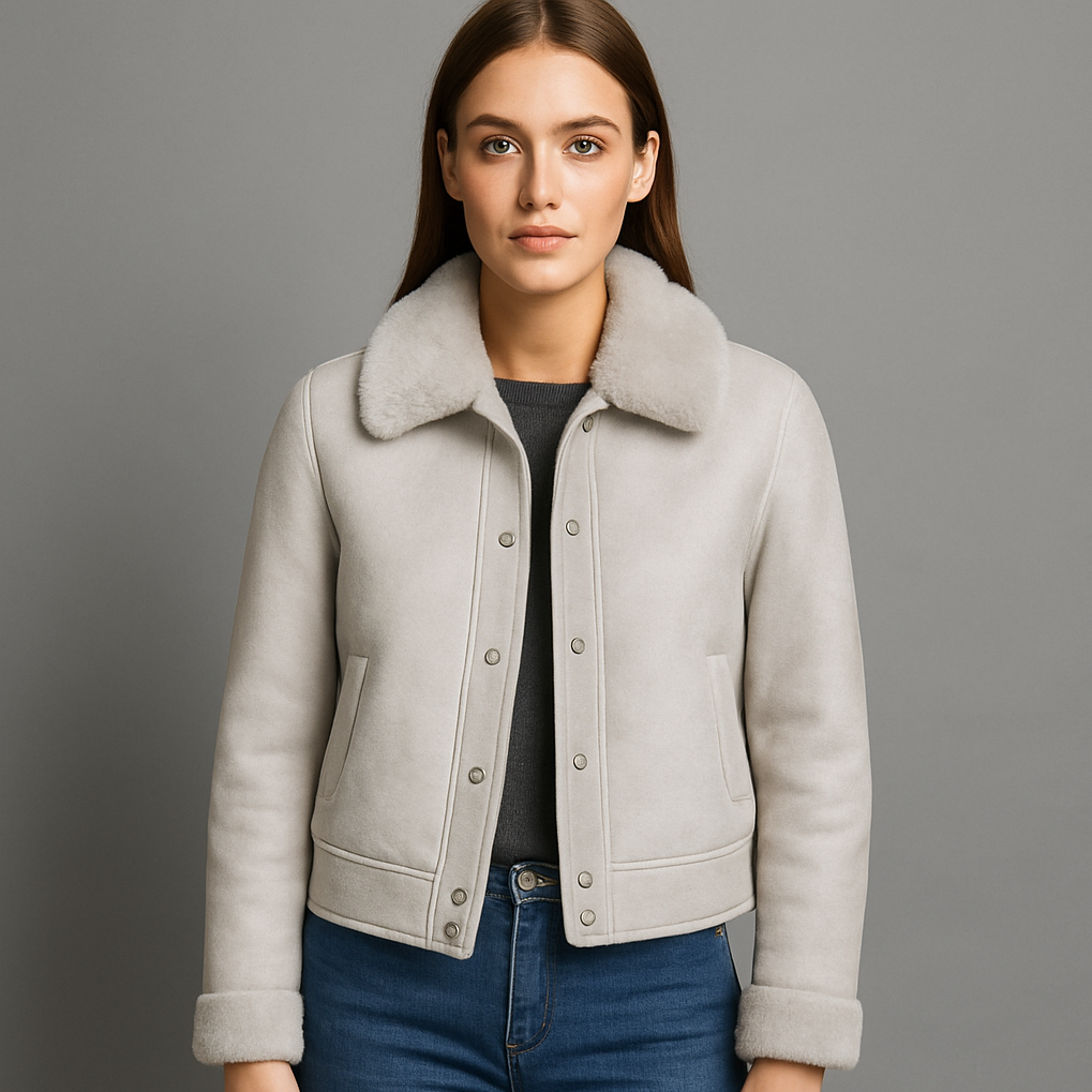 SHEARLING BOMBER JACKET