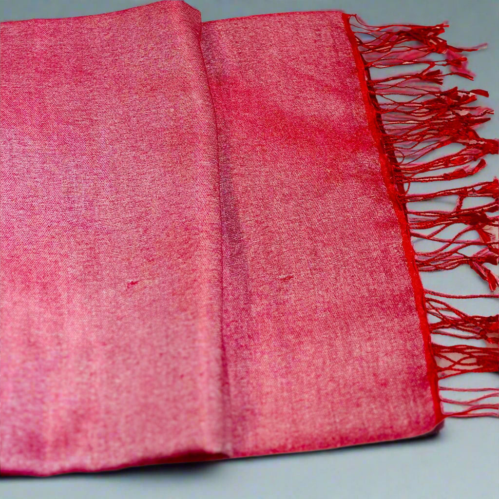 RED PASHMINA SCARF