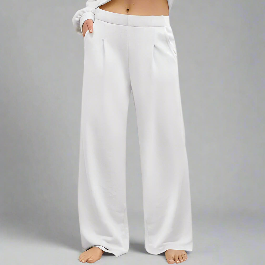 WHITE PANTS W/POCKET