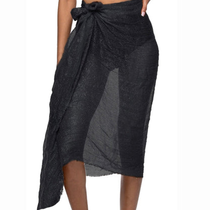 SHIMMERY SARONG WRAP