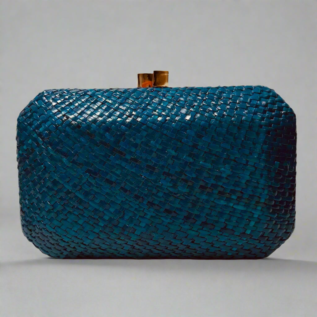 LETITIA WOVEN CLUTCH