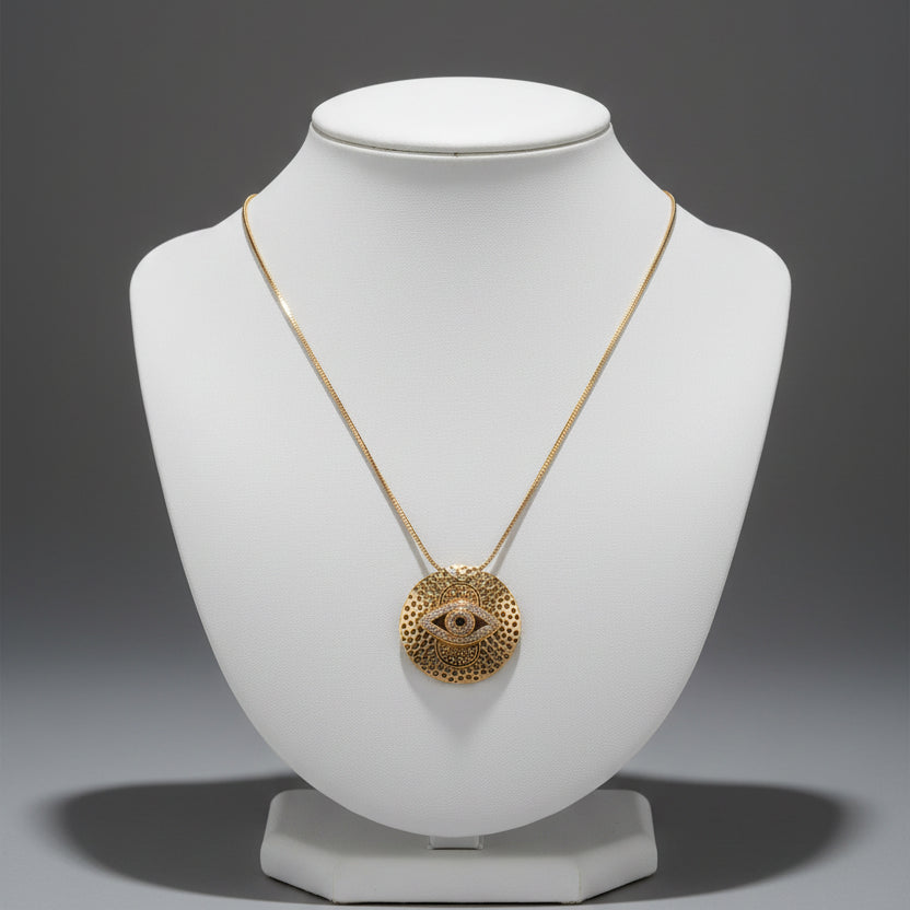 GOLD VERMEIL SAPPHIRE NECKLACE