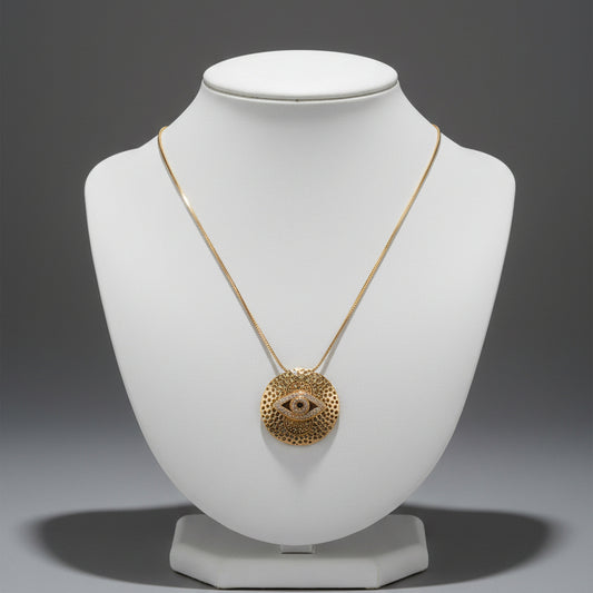 GOLD VERMEIL SAPPHIRE NECKLACE