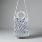 GLITTER CROCHET BAG