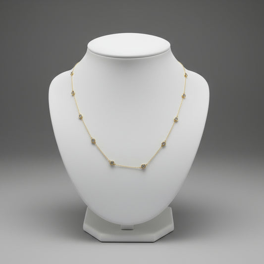 DIA BY THE YARD NECKLACE