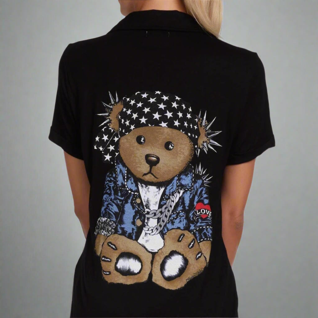 WAVERLY ROCKER TEDDY BLK