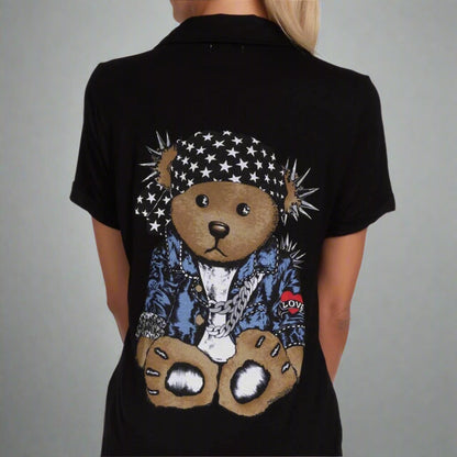 WAVERLY ROCKER TEDDY BLK