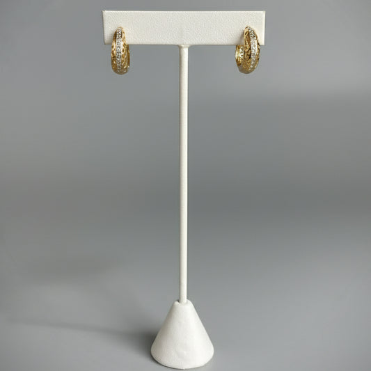 CLEAR STONE EARRINGS