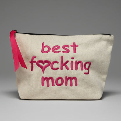 MOM THEME CANVAS POUCH