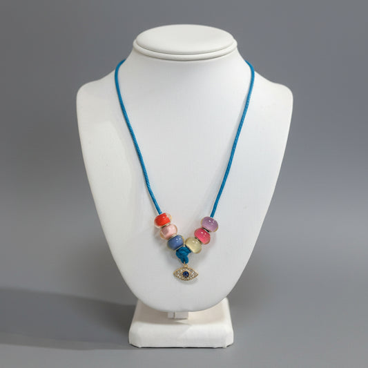 EVIL EYE CHARM NECKLACE