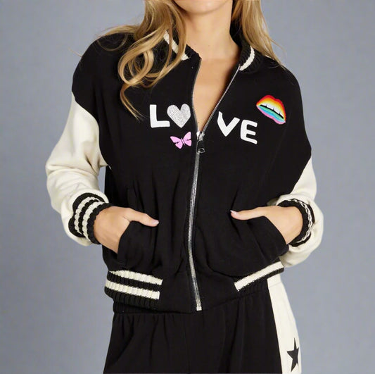 TAISSA LOVE RAINBOW LIP HOODIE