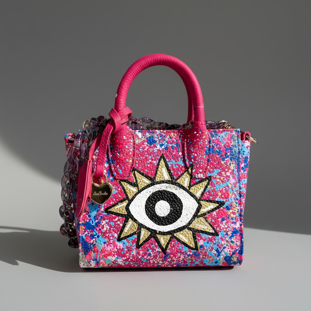 HAND PAINTED MINI BAG