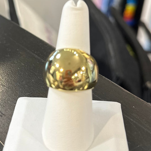 GOLD DOME RING