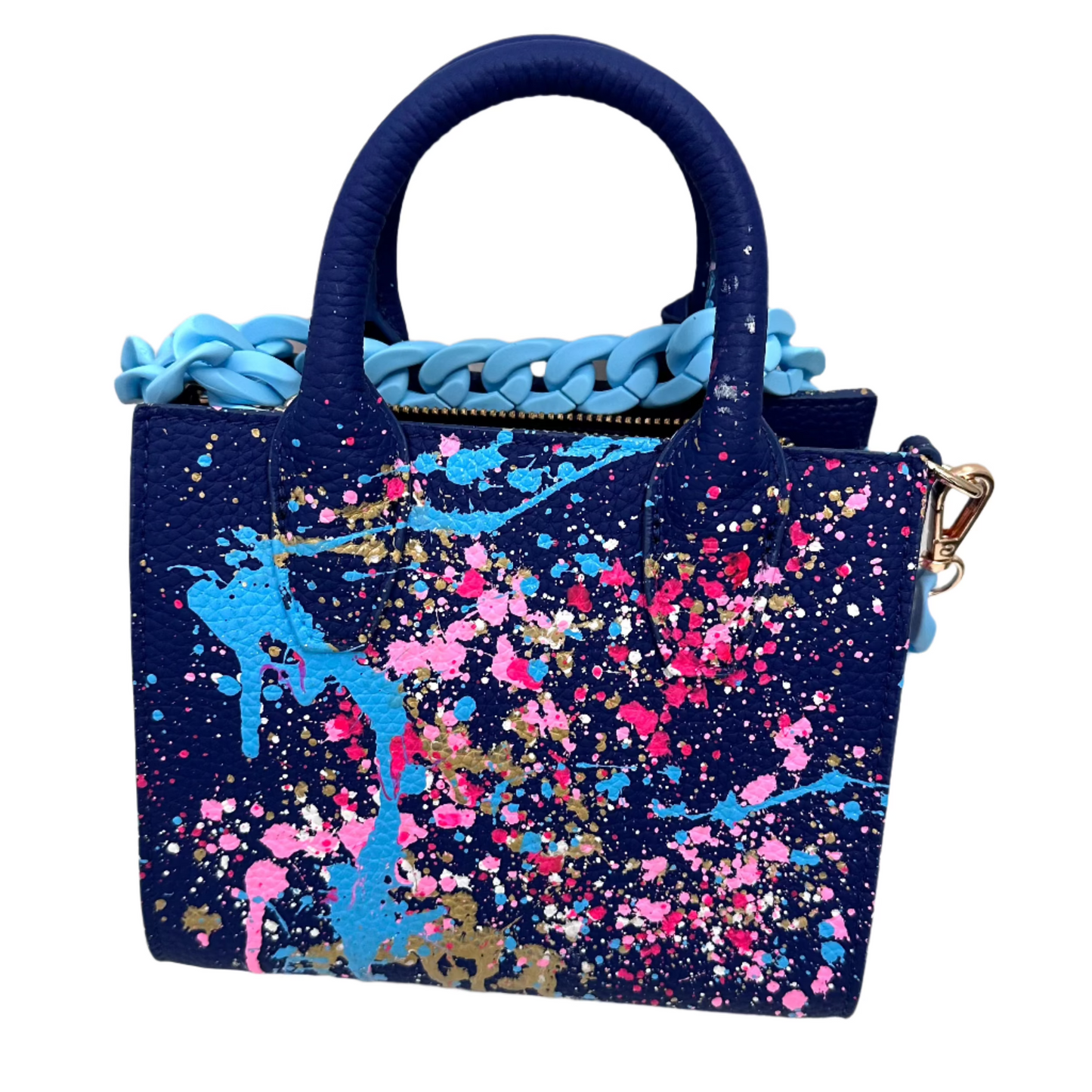 CAMILA HAND PAINTED MINI TOTE BAG