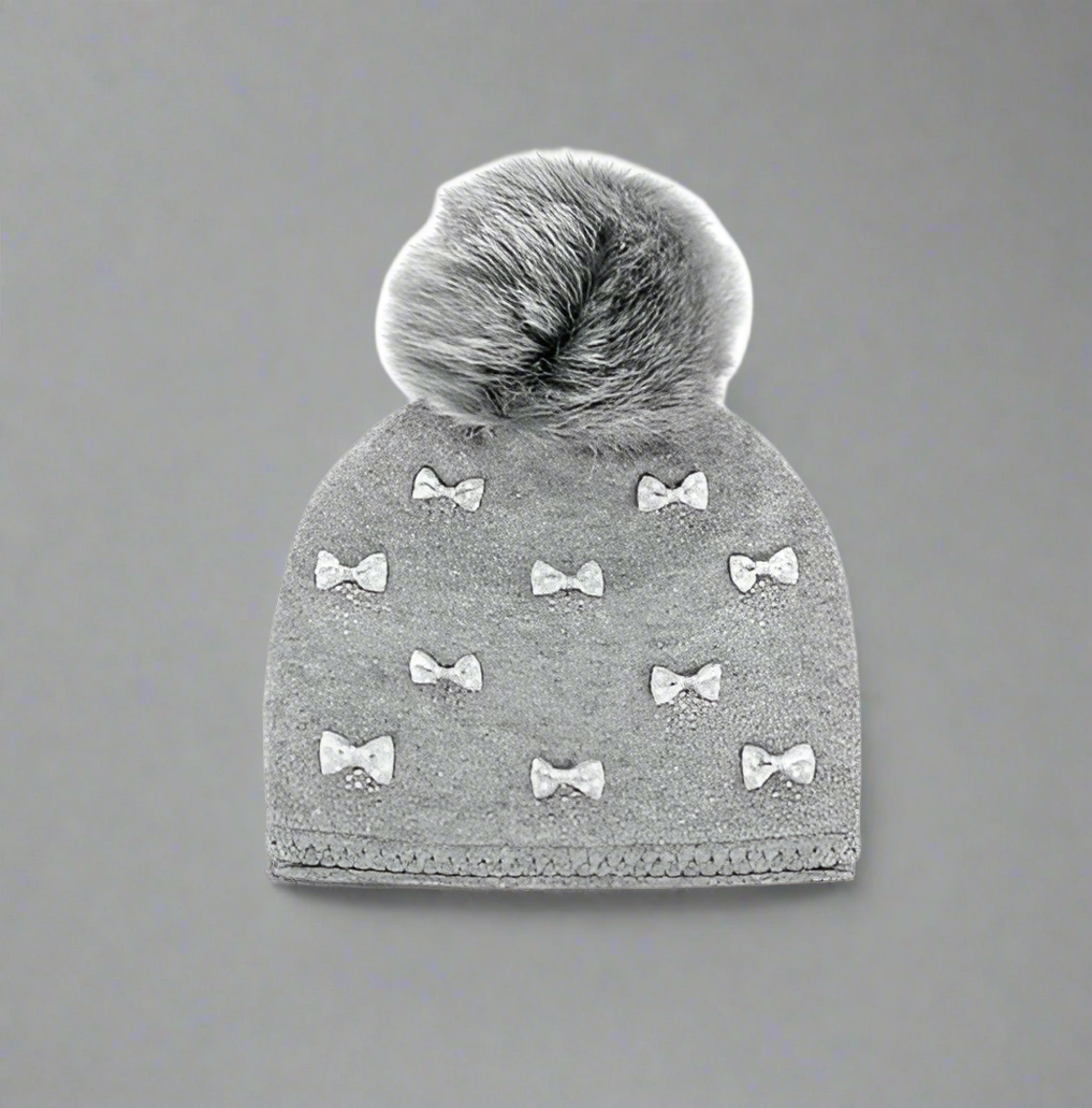 GRAY KNIT HAT