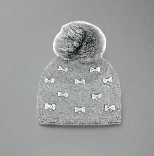 GRAY KNIT HAT