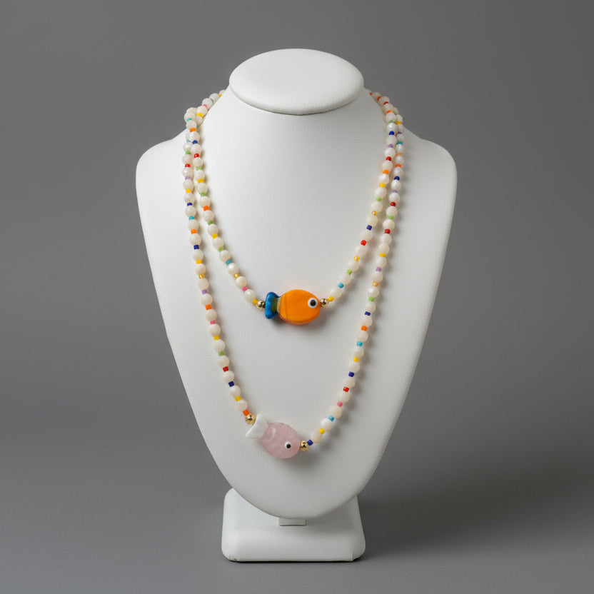 COLORFUL FISH NECKLACE