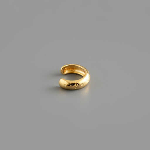 GOLD CZ STAR EAR CUFF