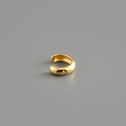 GOLD CZ STAR EAR CUFF