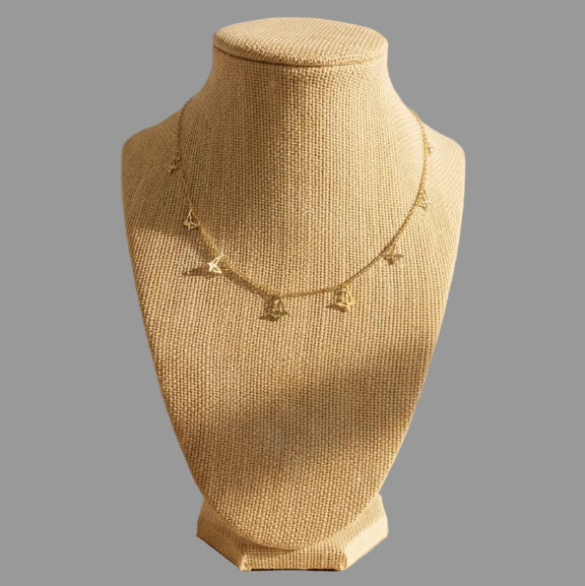 DAINTY BUTTERFLY CHARMS NECKLACE