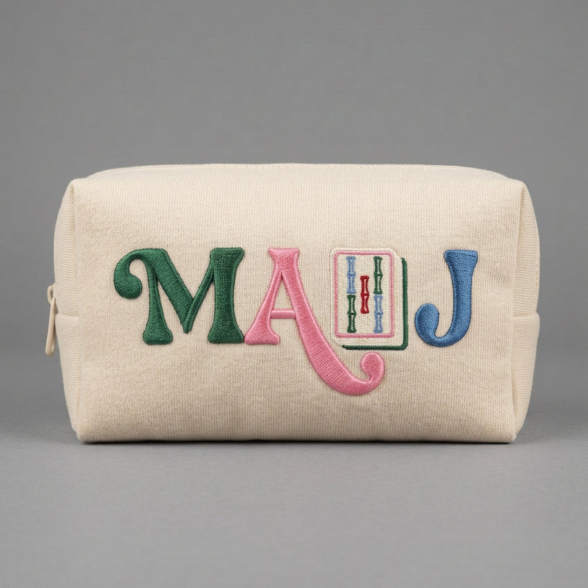 MAHJ MAHJONG TILE ZIP POUCH
