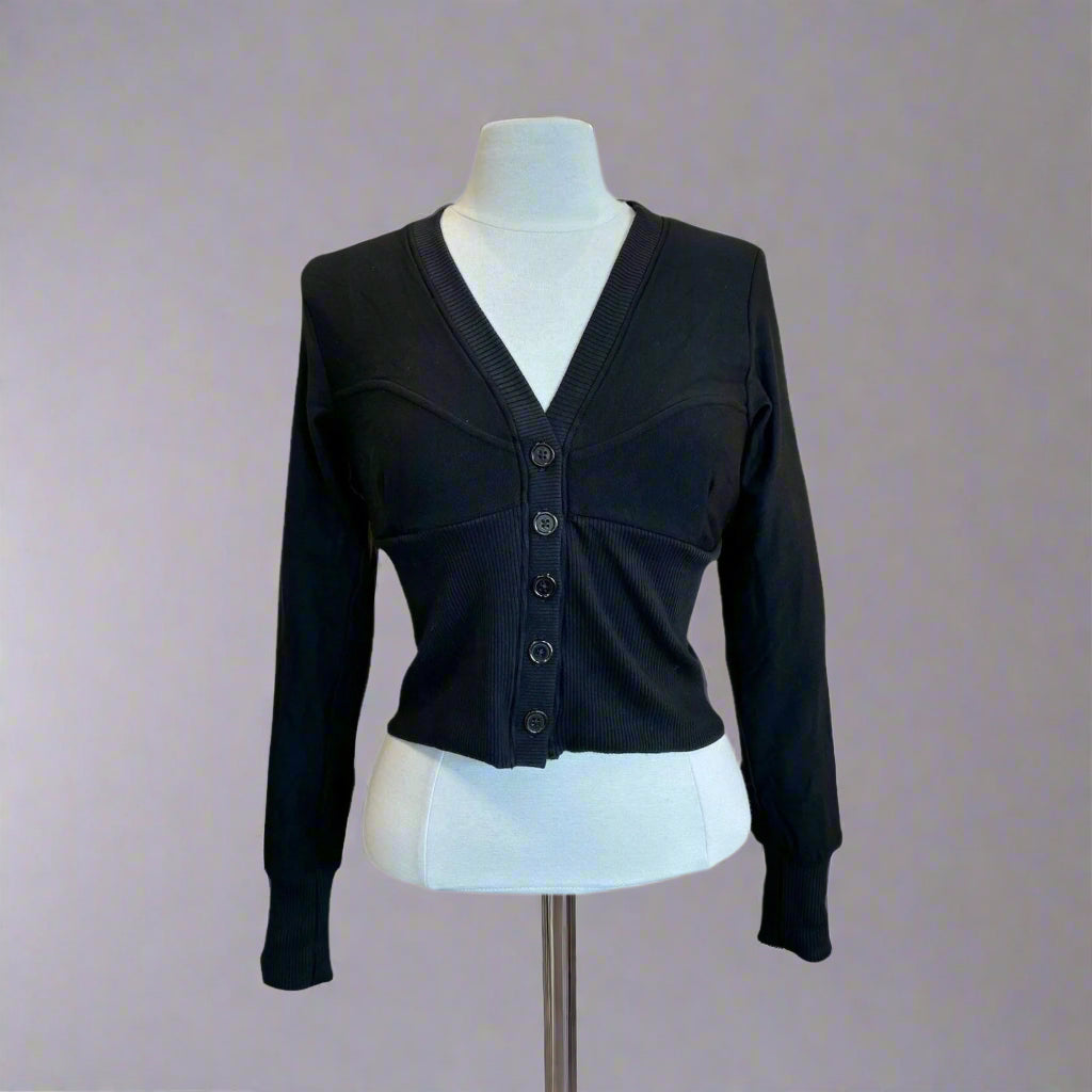 FRANCESCO CROP BUSTIER CARDIGAN
