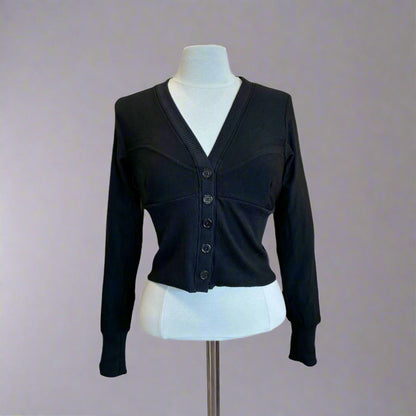 FRANCESCO CROP BUSTIER CARDIGAN
