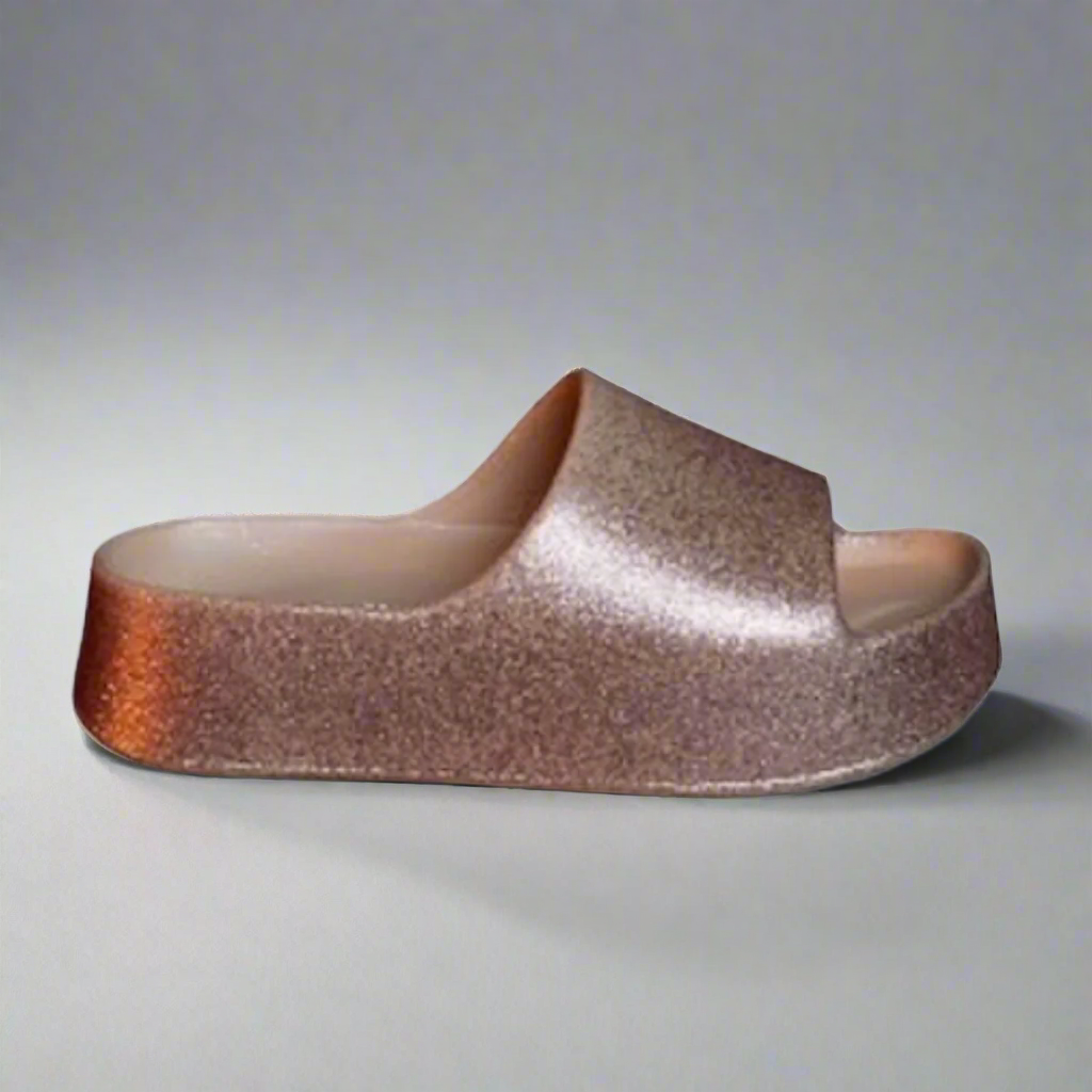 METALLIC PLATFORM SANDAL