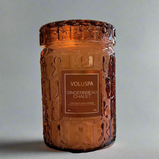 GINGERBREAD CHALET CANDLE