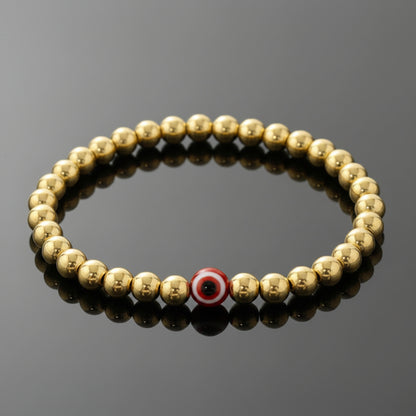 GOLD EVIL EYE BRACELET