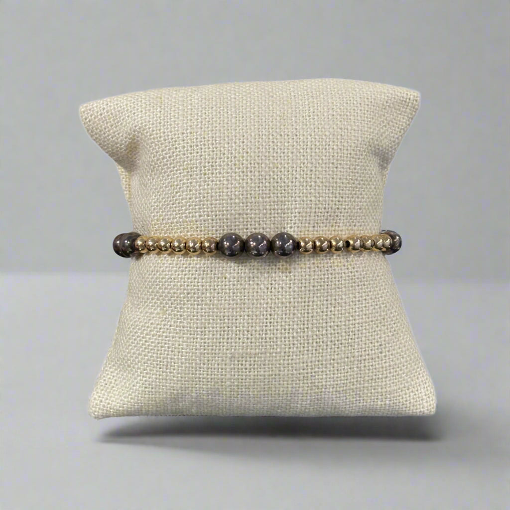 GOLD/SILVER FILL 4MM/6MM BRACELET
