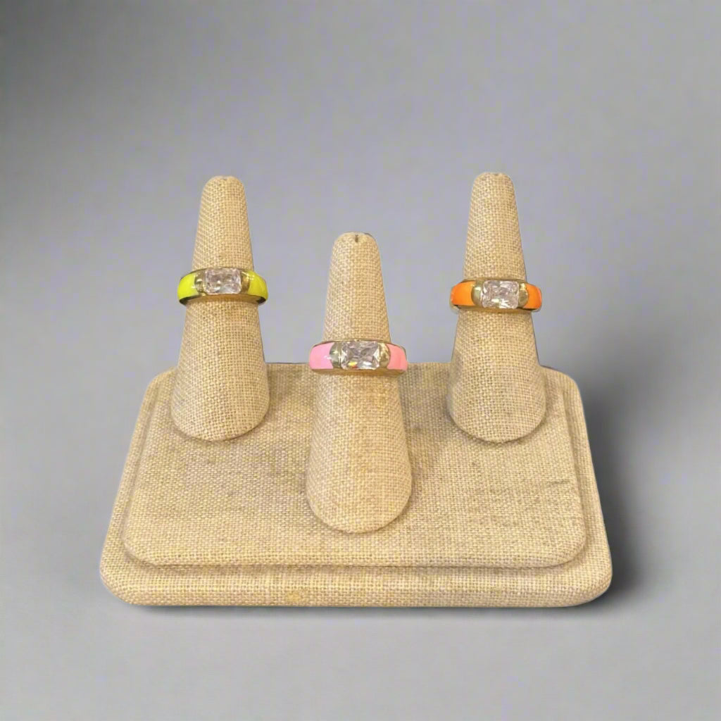 ENAMEL RINGS