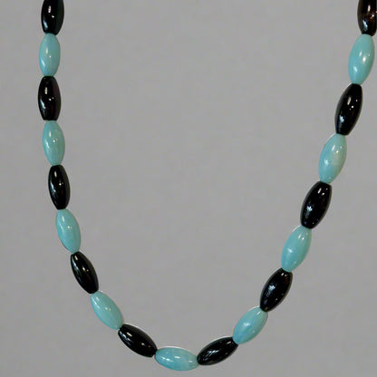 AGATE LARIMAR BLACKEND CLASP